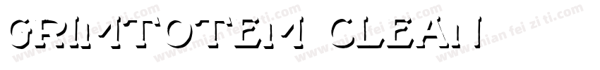Grimtotem Clean字体转换